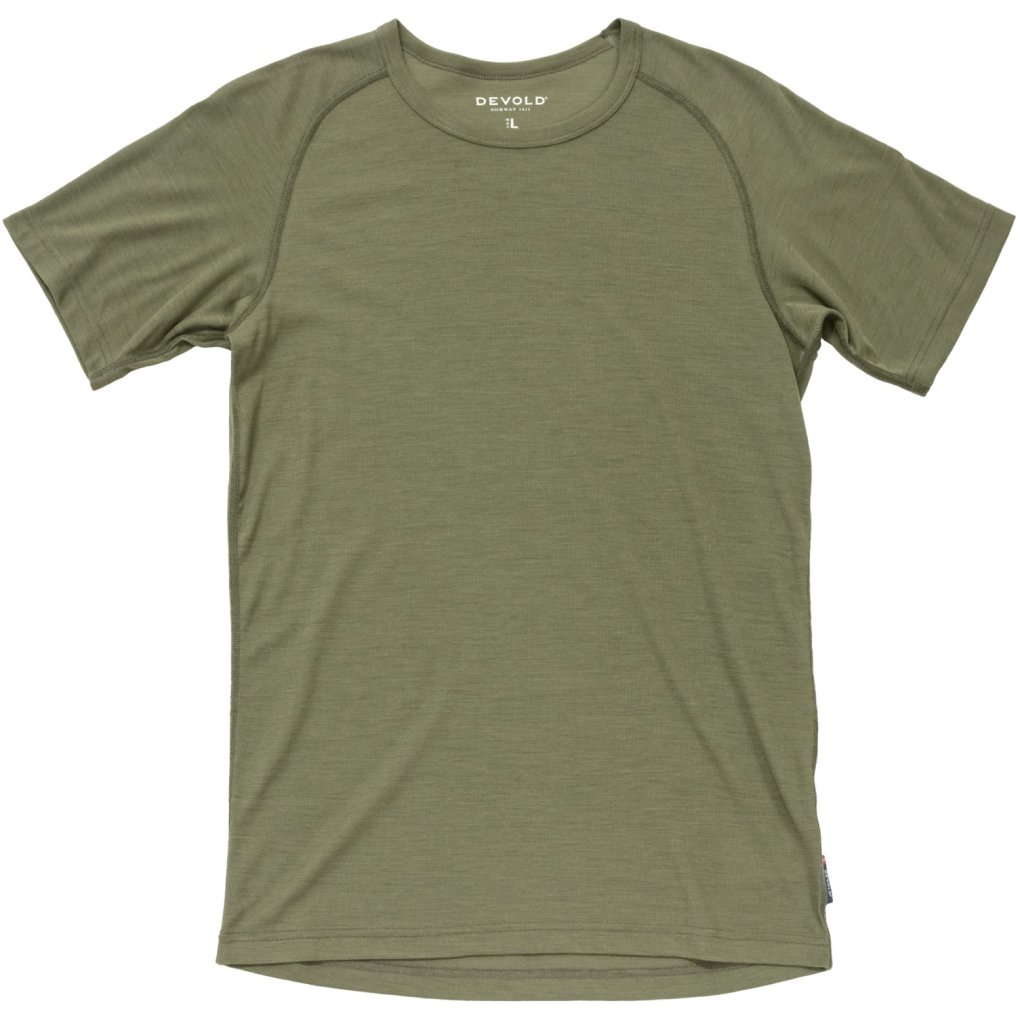 Devold Lauparen Merino 190 Base Tee Men - 404A Lichen