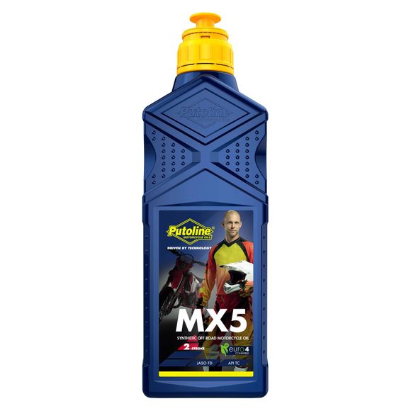 Huile moteur Putoline 2 Tps MX 5 1L UniverselRef : PUT0011 / 70272