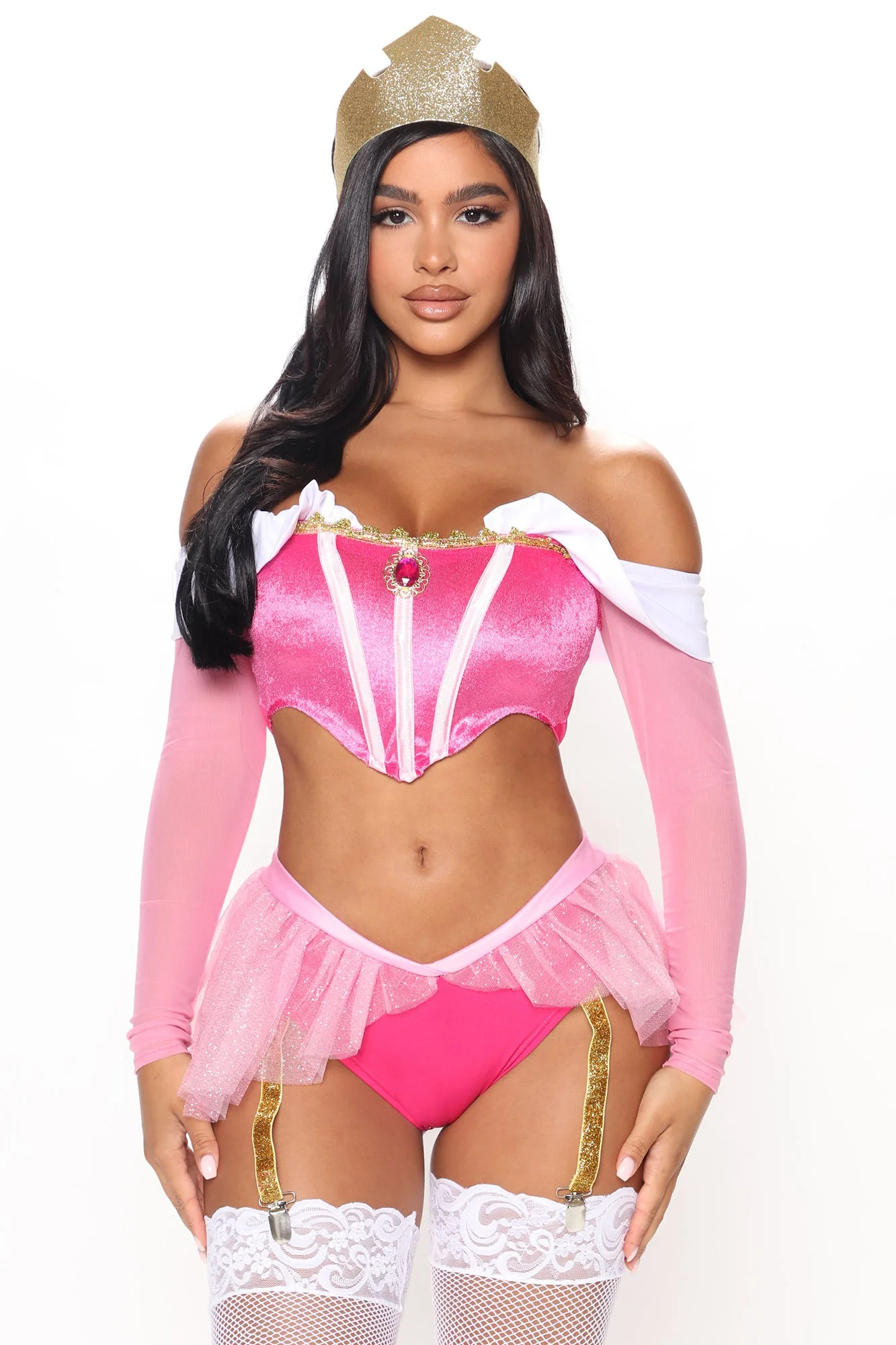 Dreamy Princess 3 Piece Costume Set - Pink/combo