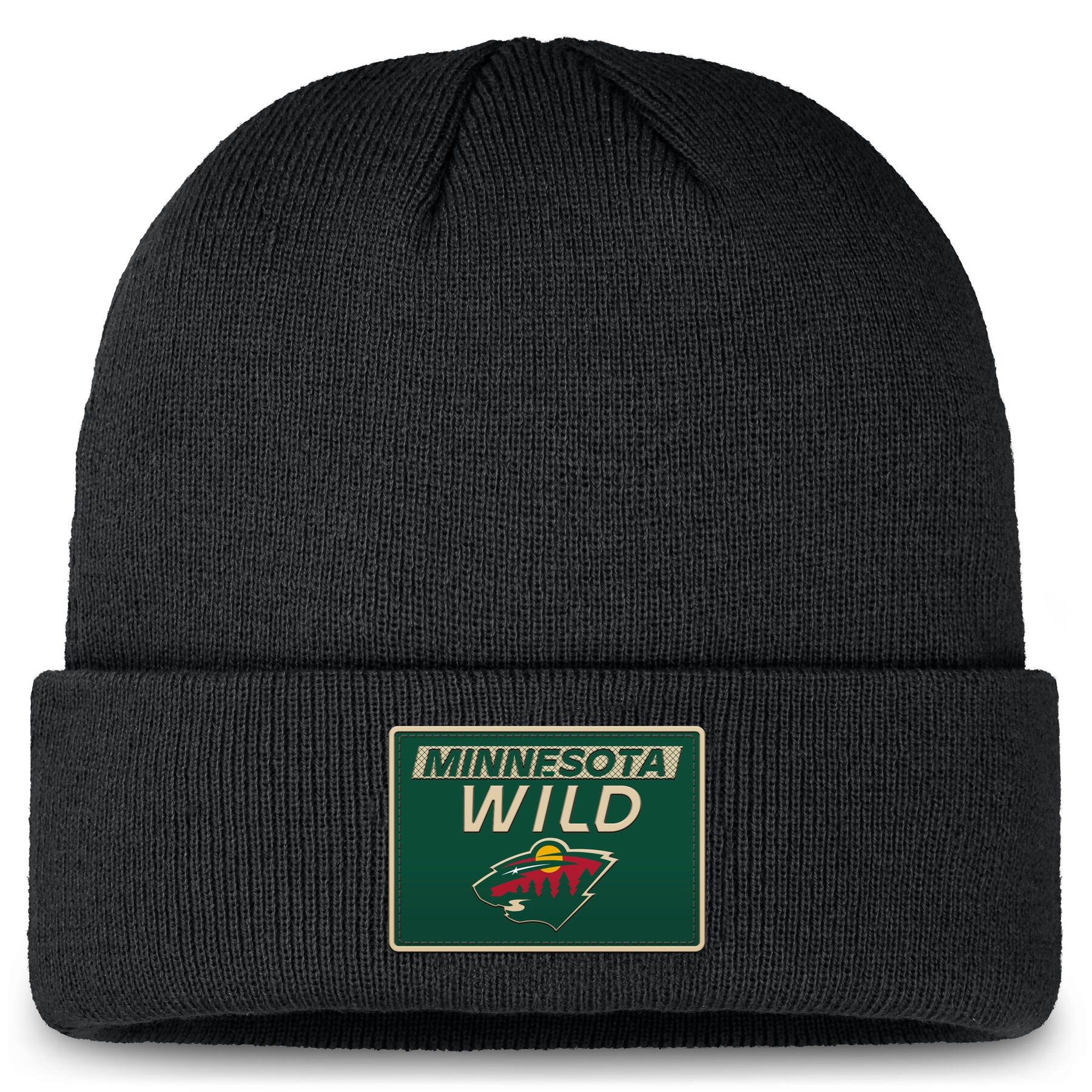 Minnesota Wild 2024/25 NHL Authentic Pro Beanie Knit Hat Black