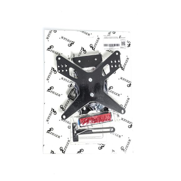 Zieger License Plate Holder Kit Type E ITBENELLI 800 LEONCINO 800 - 2022 - 2023Ref: ZIE00251A / 20302324