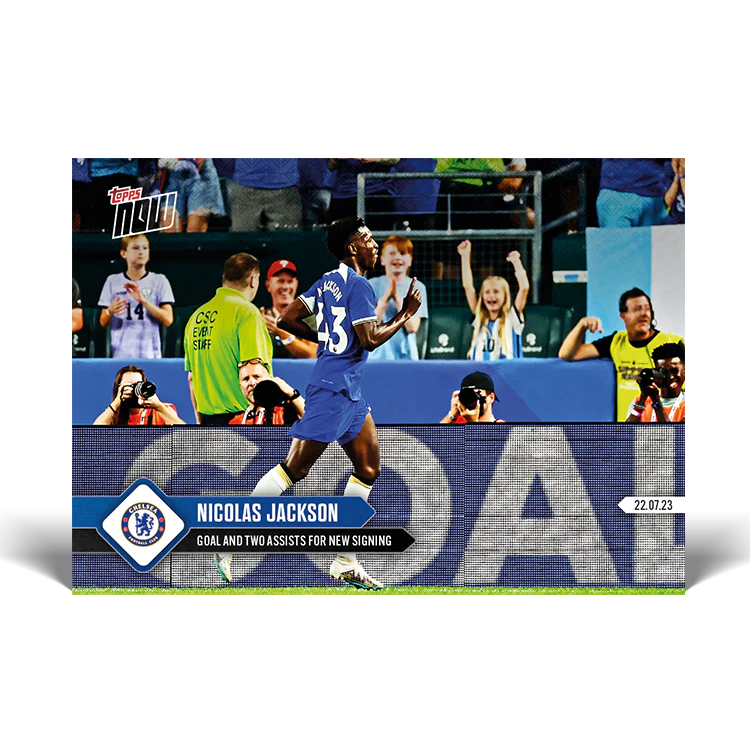 Topps UK - Goal and two assists for star man - CHELSEA TOPPS NOW® Card #004