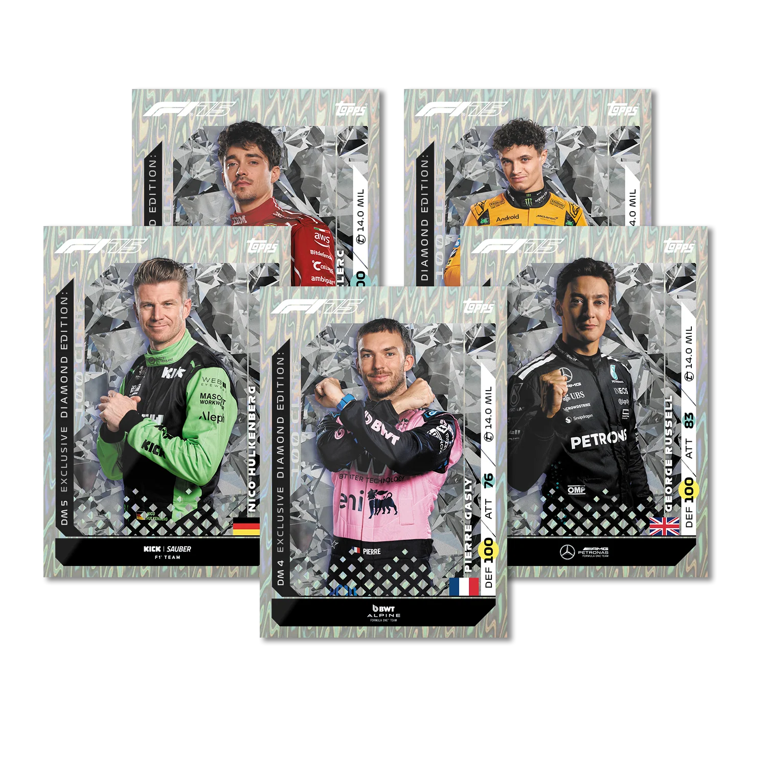 Topps Turbo Attax Formula 1® 2025 - Diamond Mega Tin Bundle