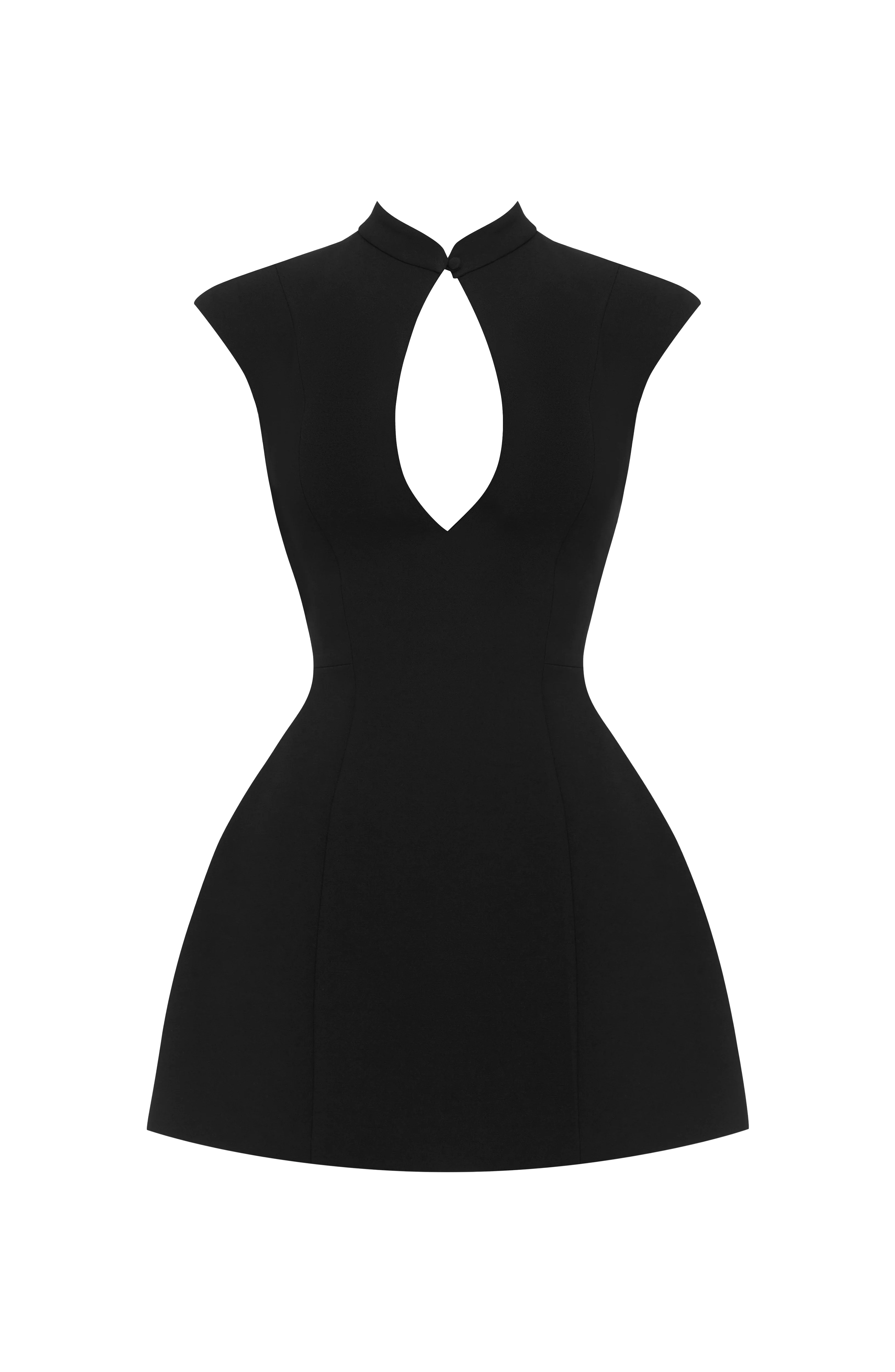 Sakura Mini Dress - Black