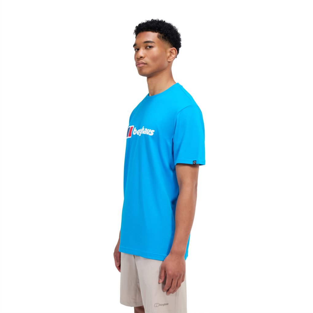 Berghaus Class XL-Logo T-Shirt Men - Mountain Blue