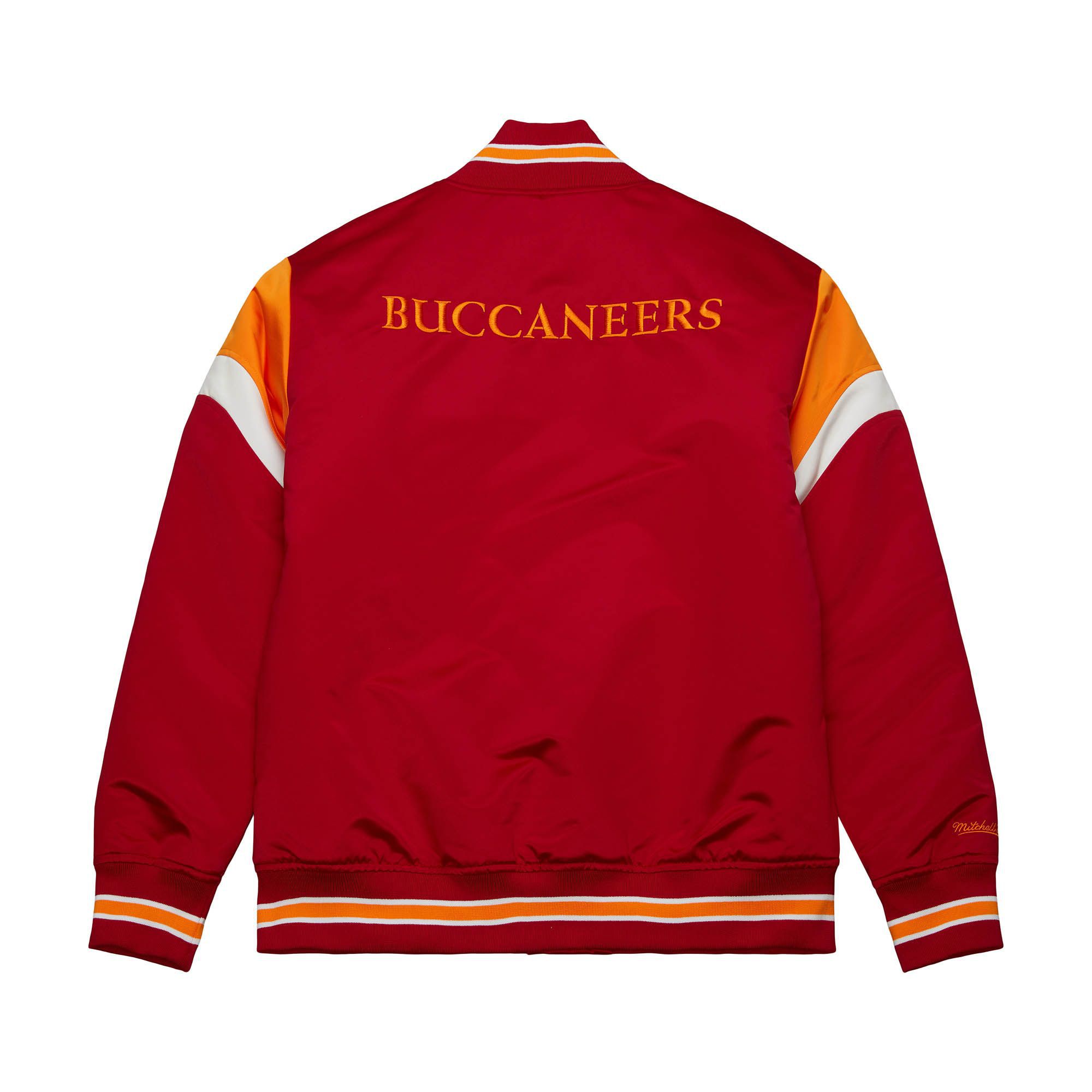 Tampa Bay Buccaneers Mitchell & Ness Heavyweight Satin NFL Jacket