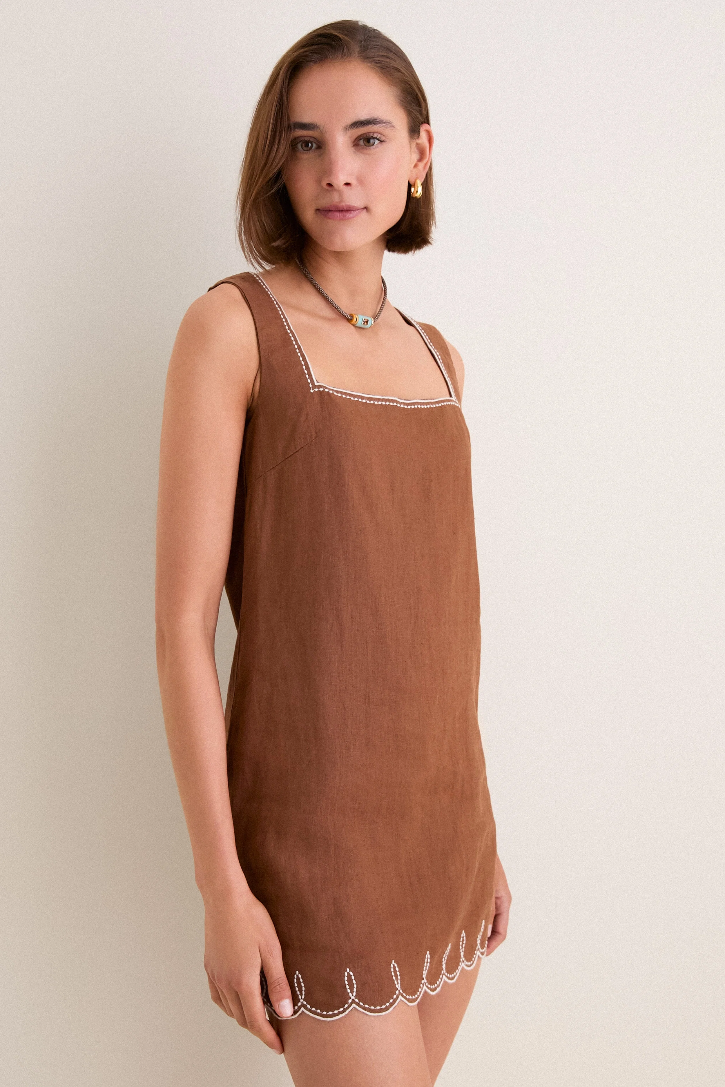 Deep Ochre Shanice Dress