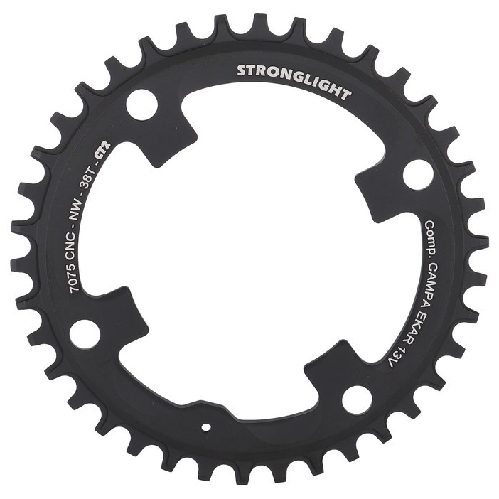Stronglight Chainring - Gravel | 123mm | Ekar - black