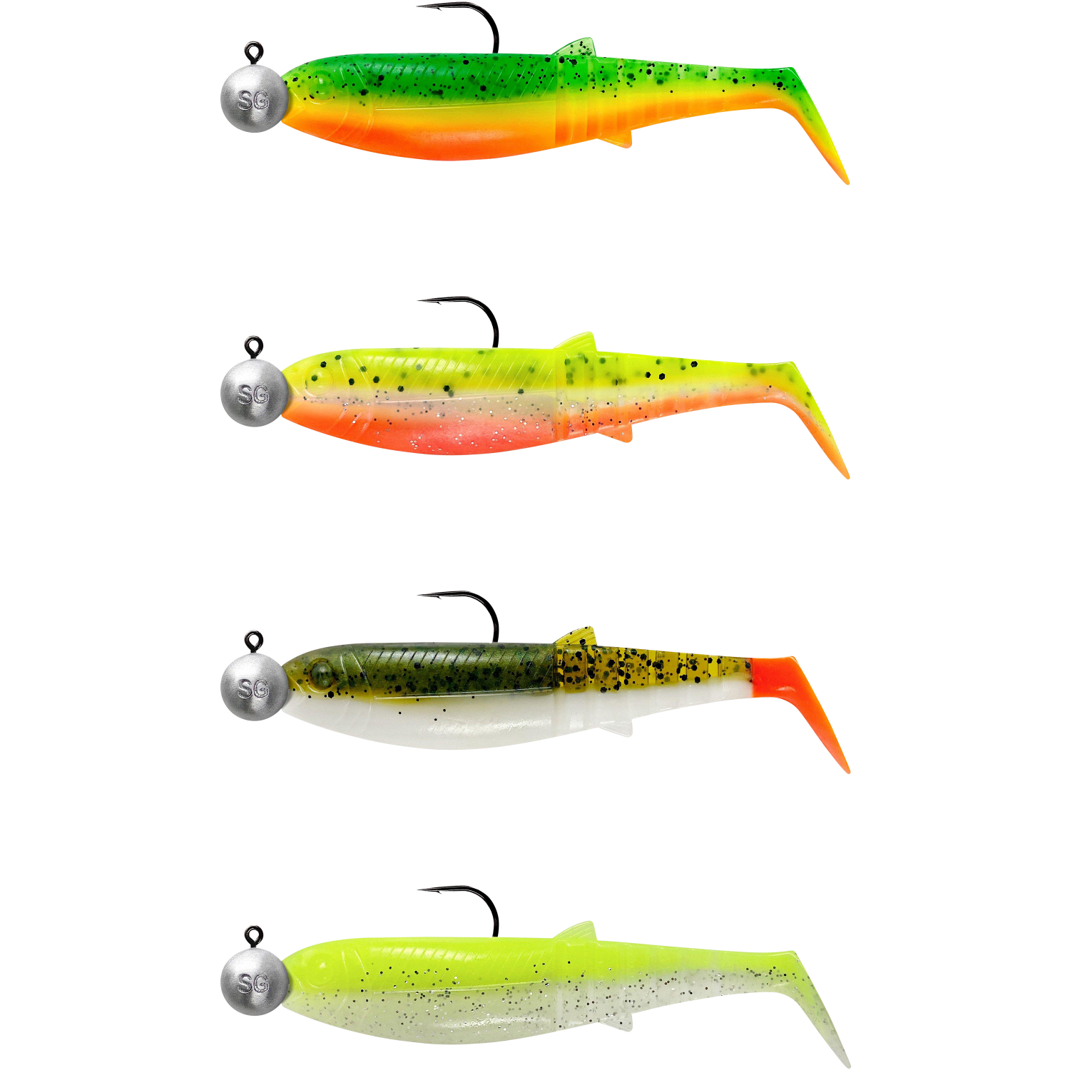 Savage Gear Cannibal Shad Darkwater Mix