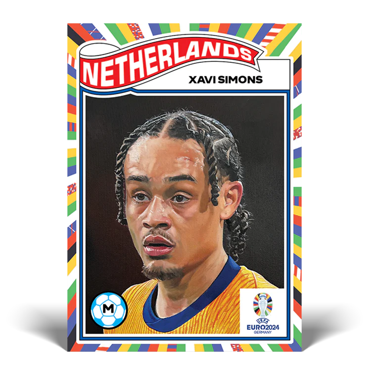 UEFA EURO 2024 Living Set Card 32 - Xavi Simons