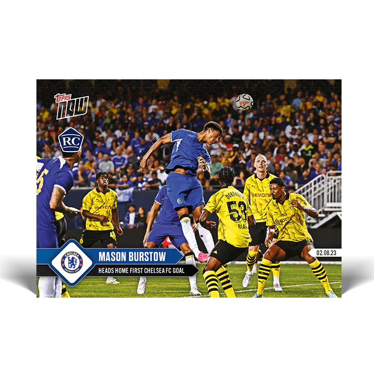Topps UK - Heads home first Chelsea FC goal - CHELSEA TOPPS NOW® Card #5