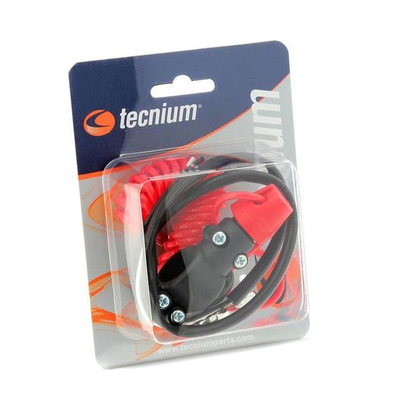 Tecnium Universal HANDLEBAR Ignition Switch - Black / RedRef: 30500009 / 1080043