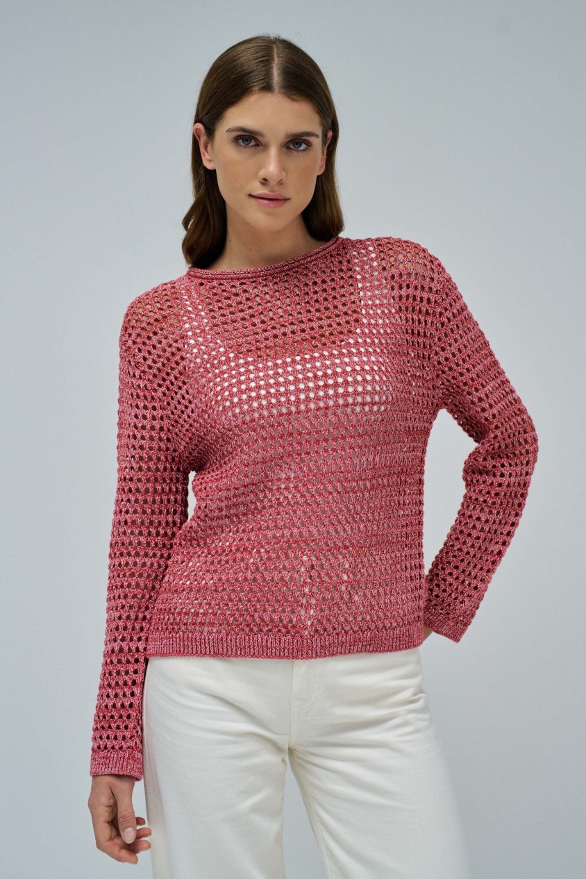 KNIT SWEATER WITH SHINE