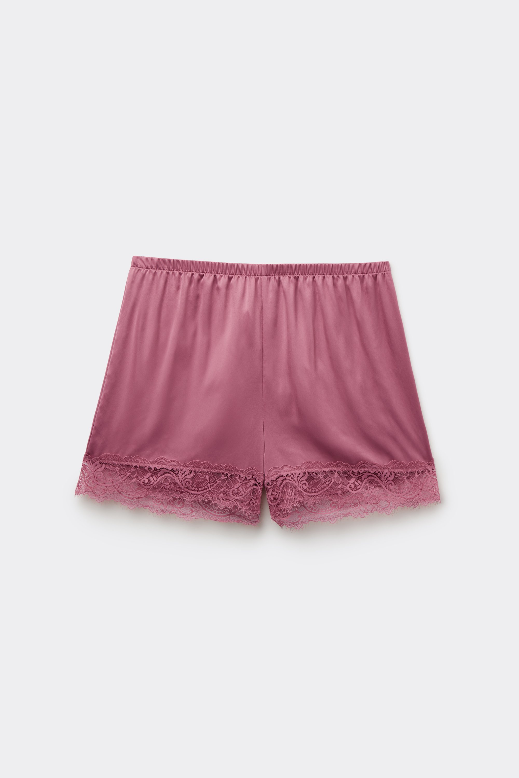 Satin and Lace Shorts