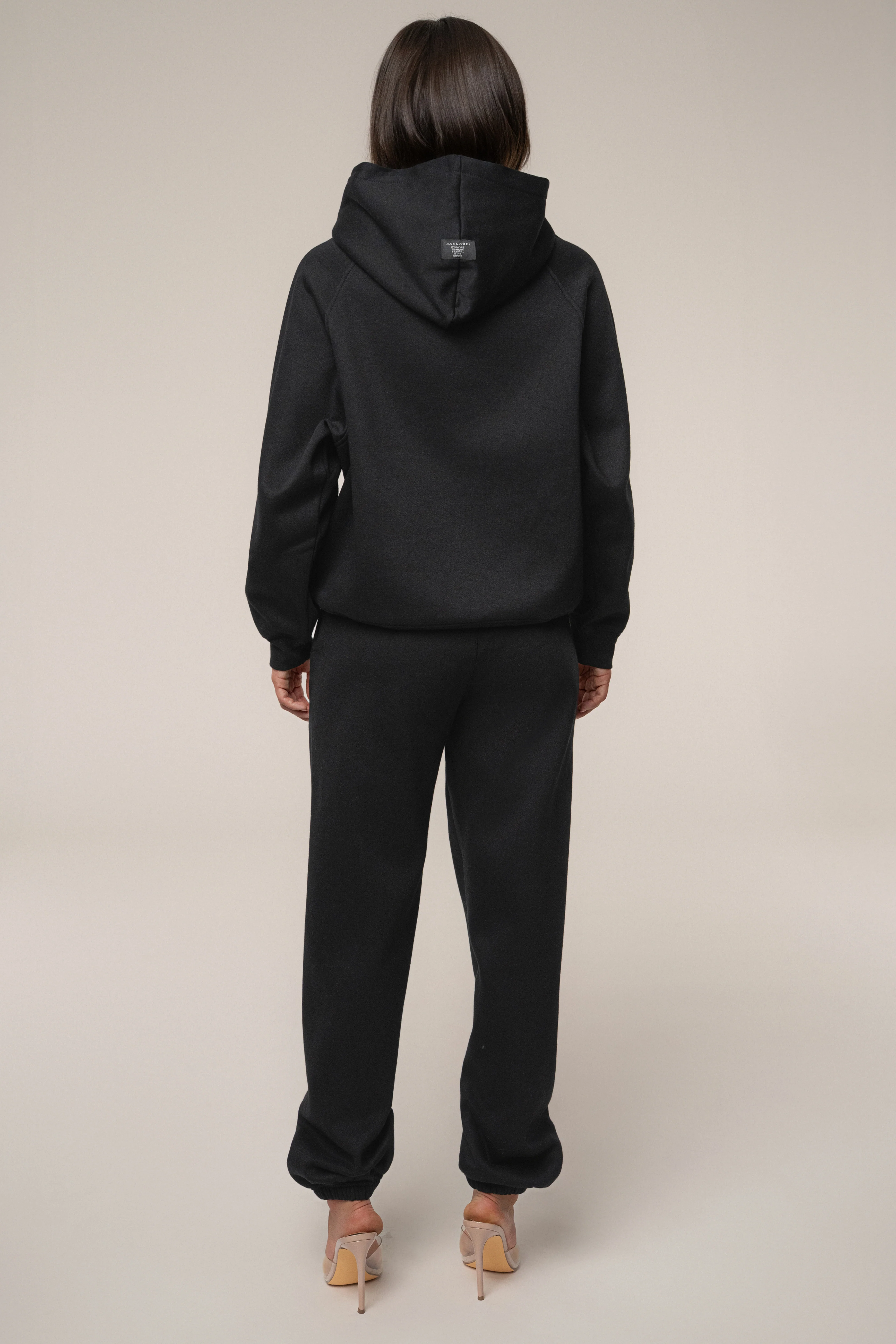 Black JLUXLABEL Logo Sweatpants