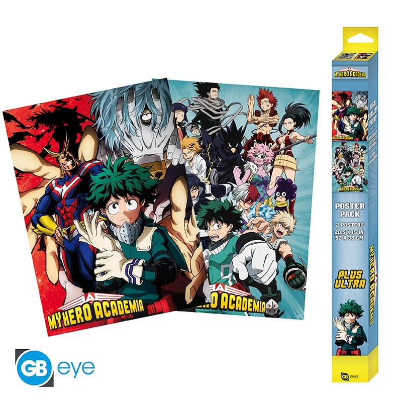 MY HERO ACADEMIA Set 2 Chibi Posters Artworks (52x38cm)