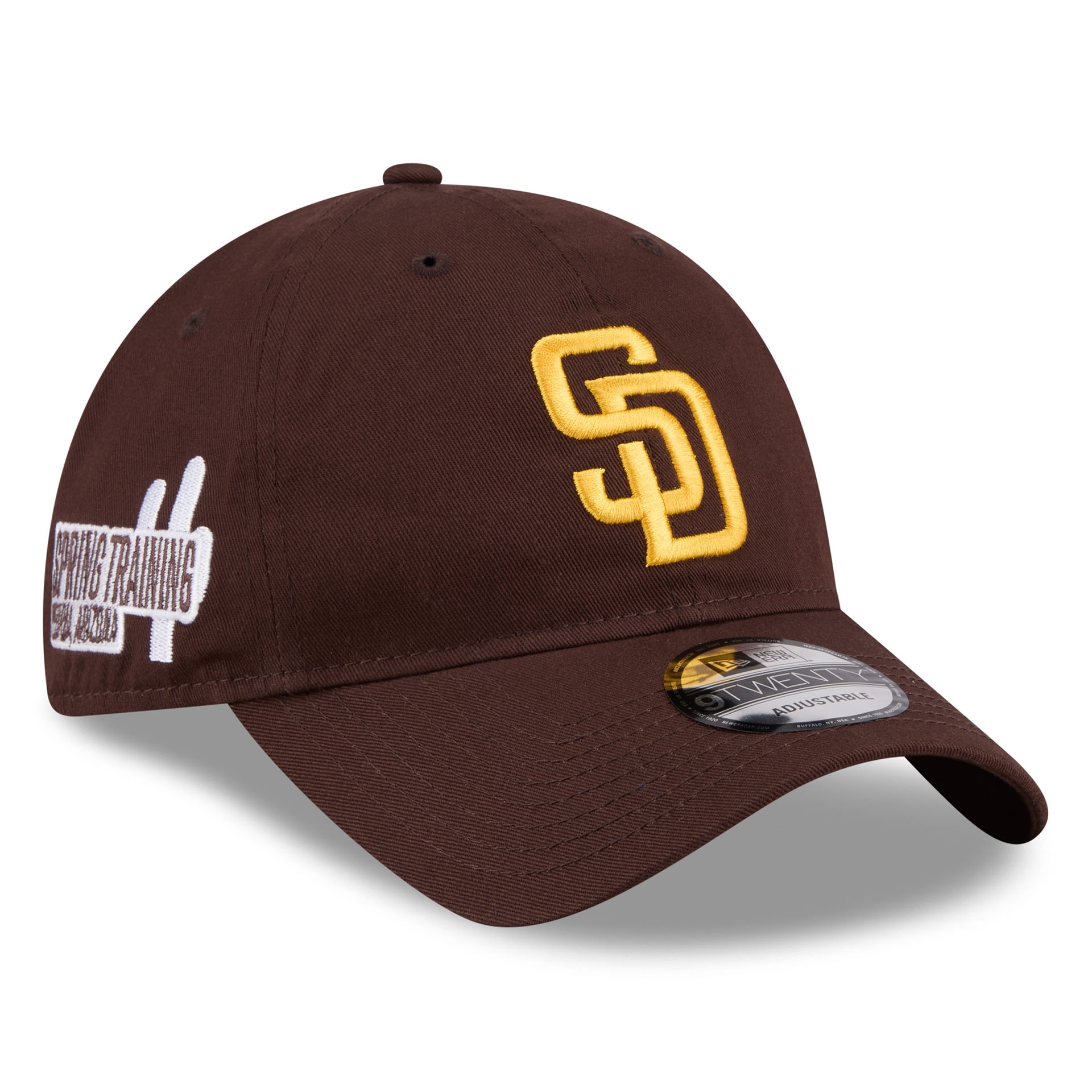 San Diego Padres MLB Spring Training Colours 9TWENTY Adjustable Cap Brown