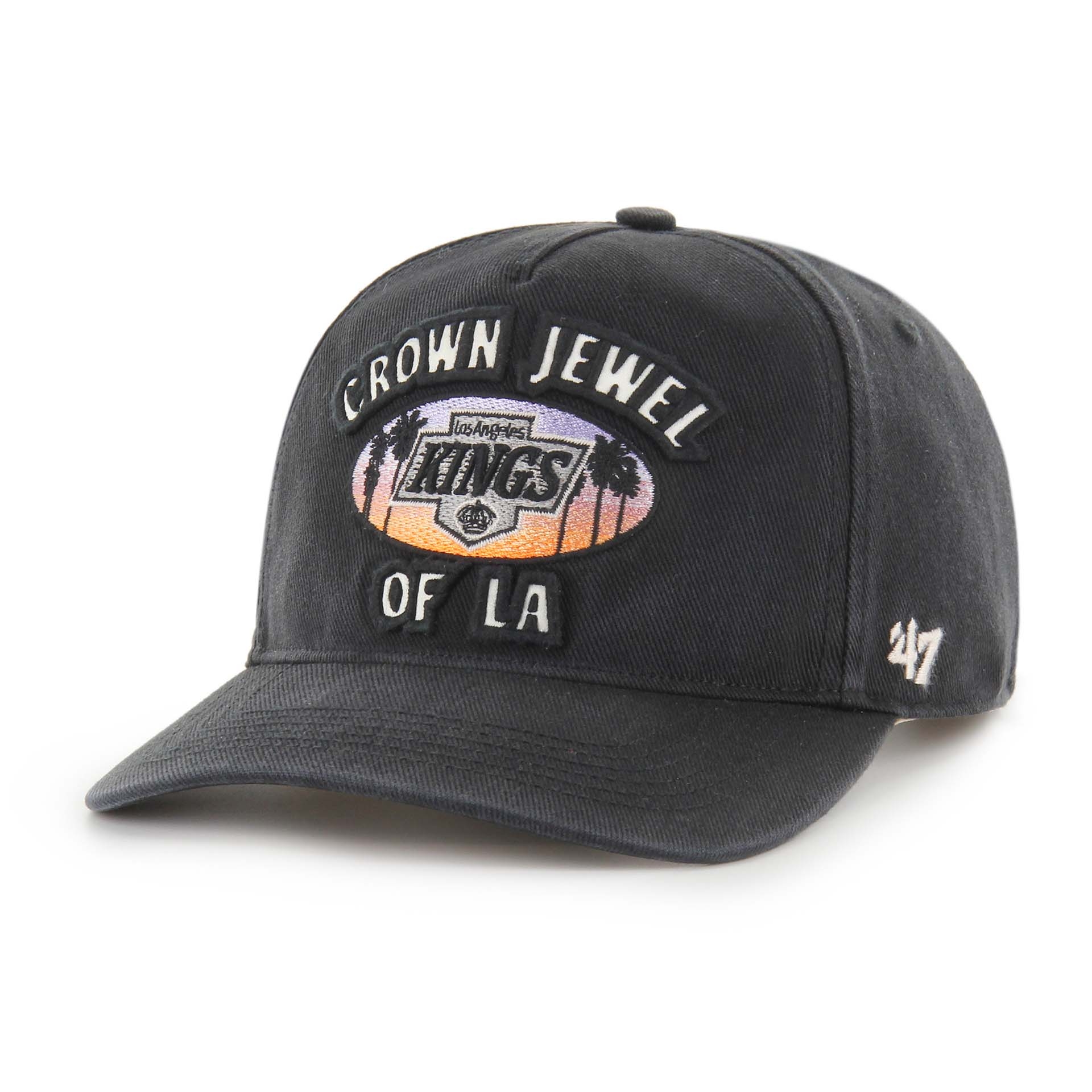 Los Angeles Kings Hitch Charlton '47 Adjustable NHL Cap Black