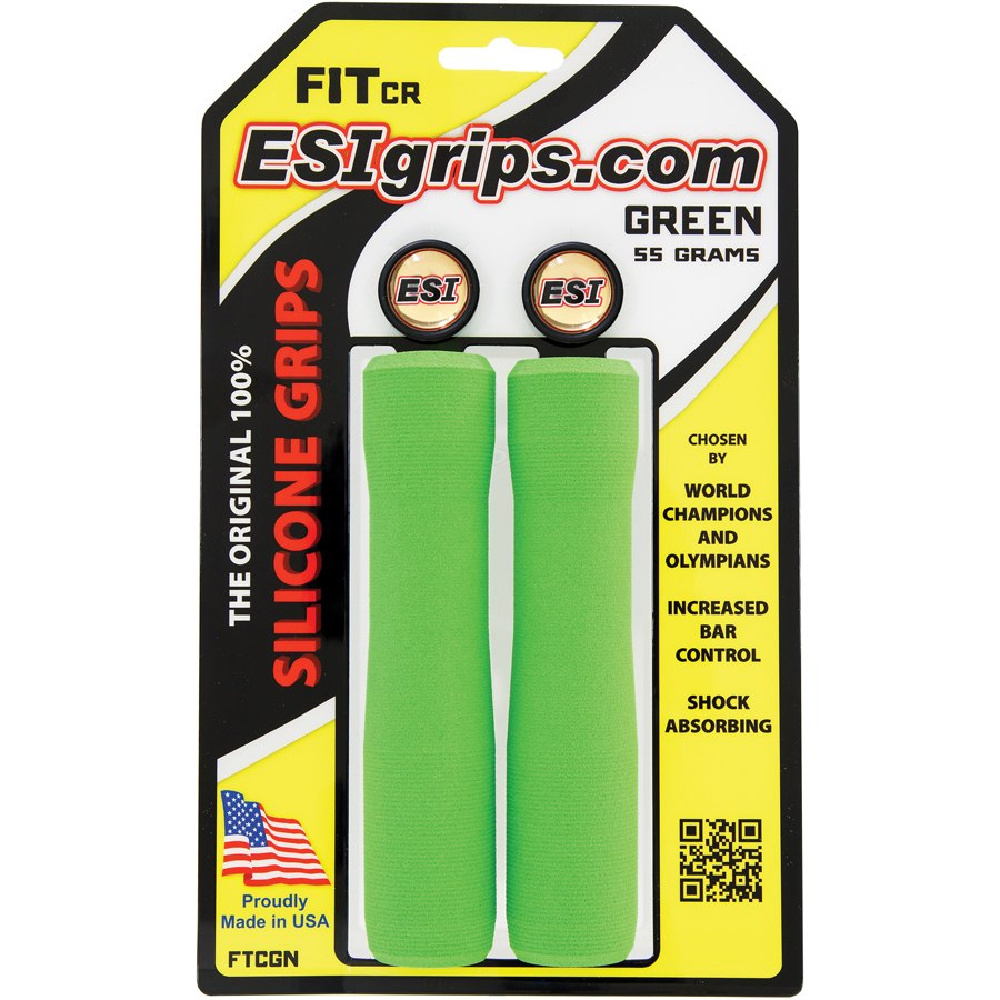 ESI Grips Fit CR Handlebar Grips - Green