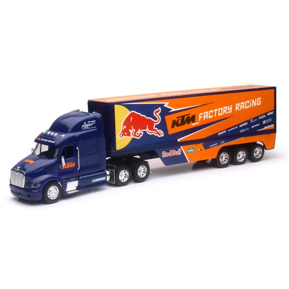 Newray Miniature Truck Team KTM Red Bull - Scale 1/32 - Blue / OrangeRef: NRY0004 / 14393