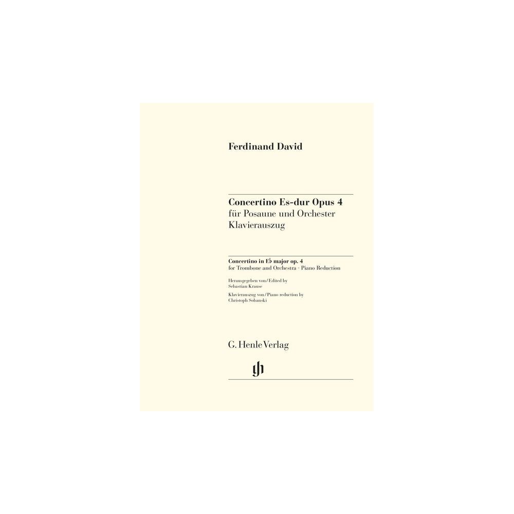 Henle Verlag David Concertino Es