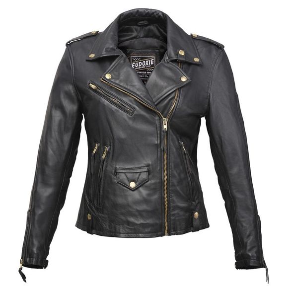 Eudoxie Eve Suzy - Black Motorcycle JacketRef: EUD0052