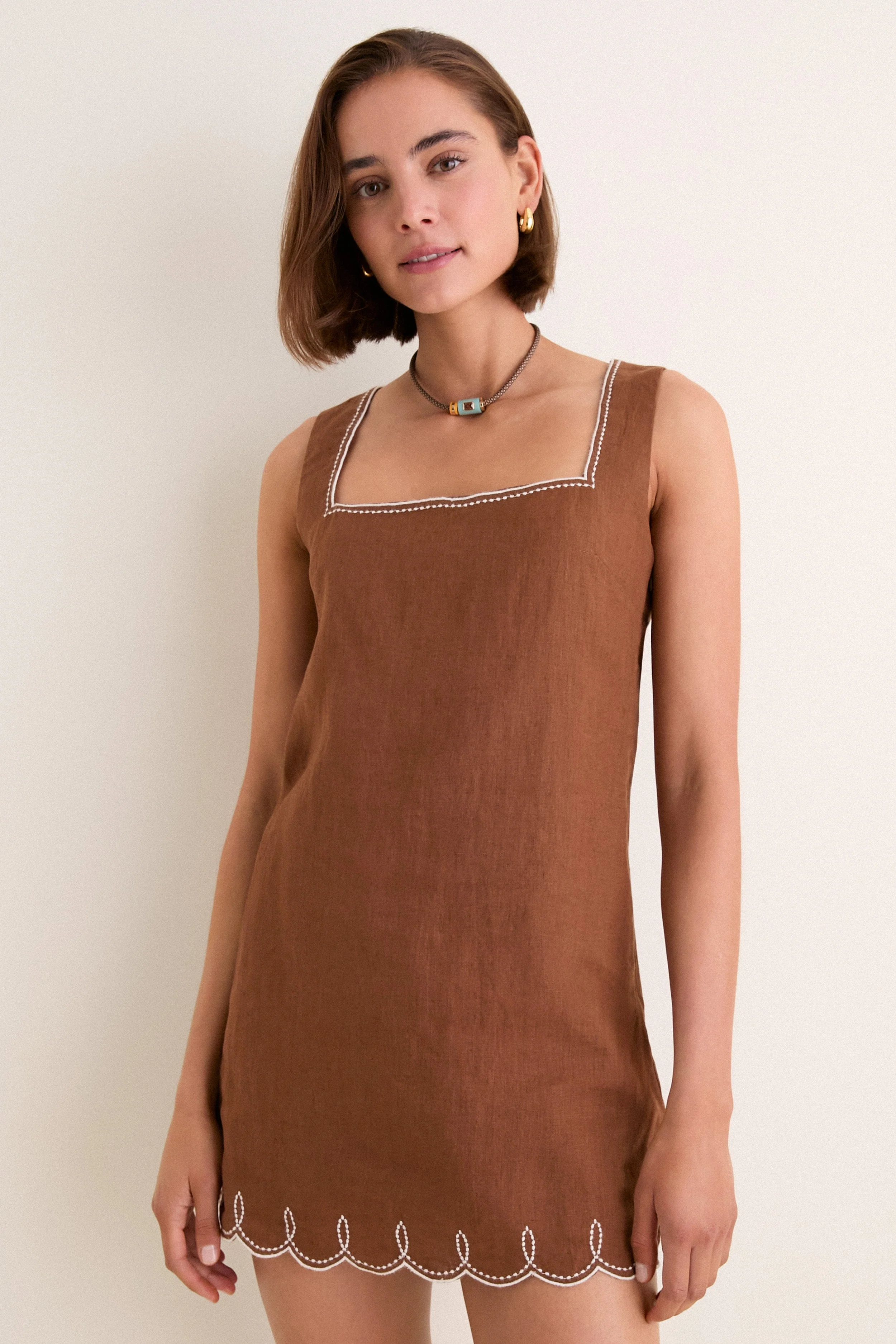 Deep Ochre Shanice Dress