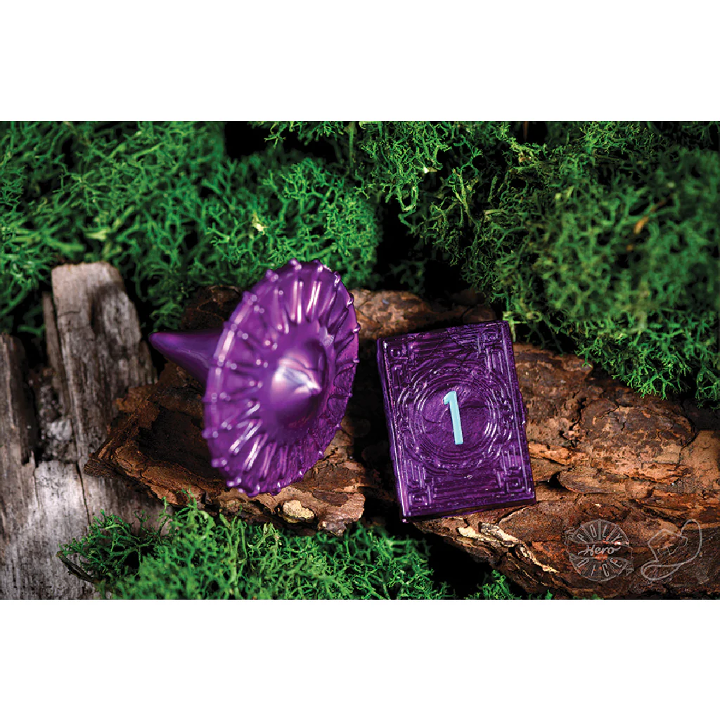 PolyHero Wizard d20 Wizard Hat and d2 Spellbook in Wizardstone