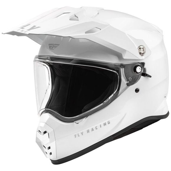 Fly Trekker Solid Fly Trekker Helmet - White / BlueRef: FL1531