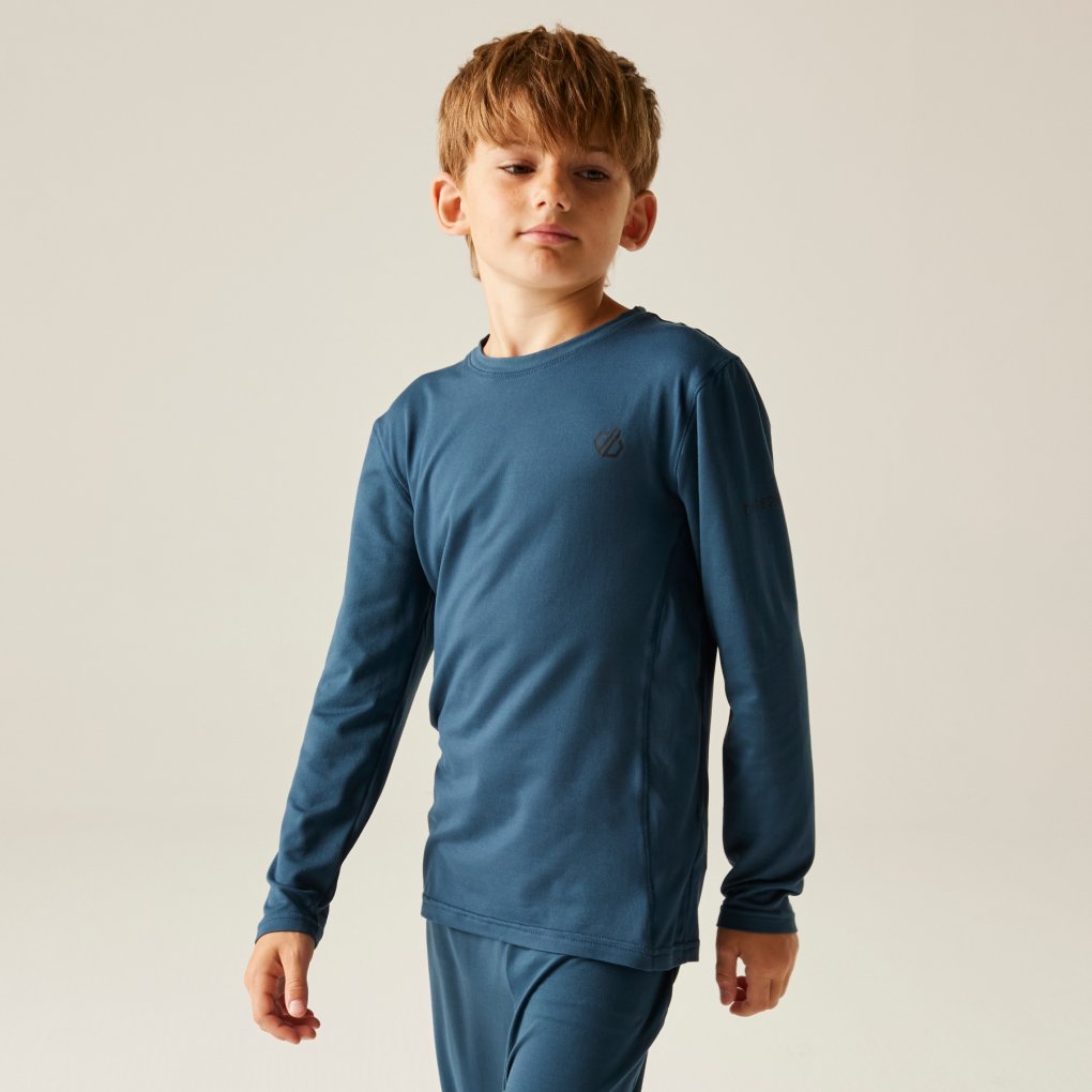 Dare 2b Pow II Baselayer Set Kids - ZV7 Moonlight Denim