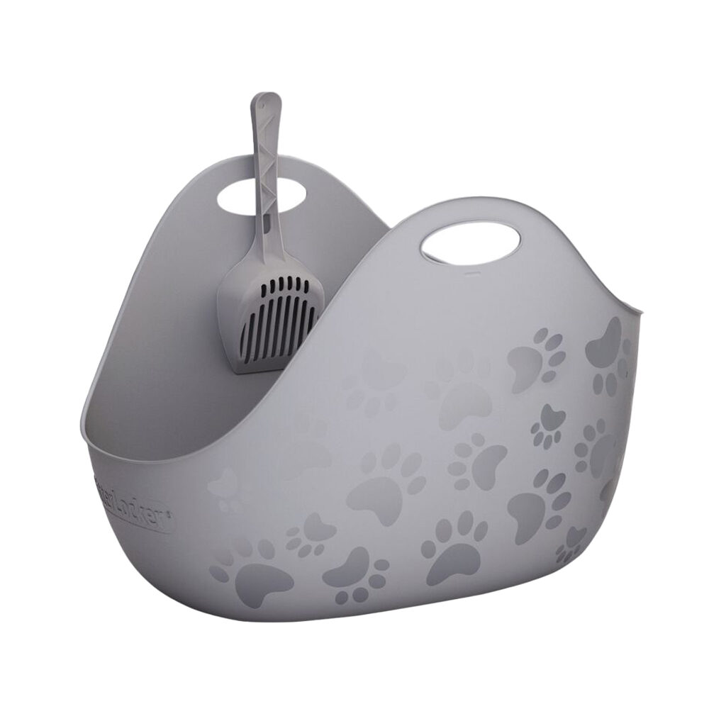 LitterLocker Litter Genie Cat Litter Box - Gray