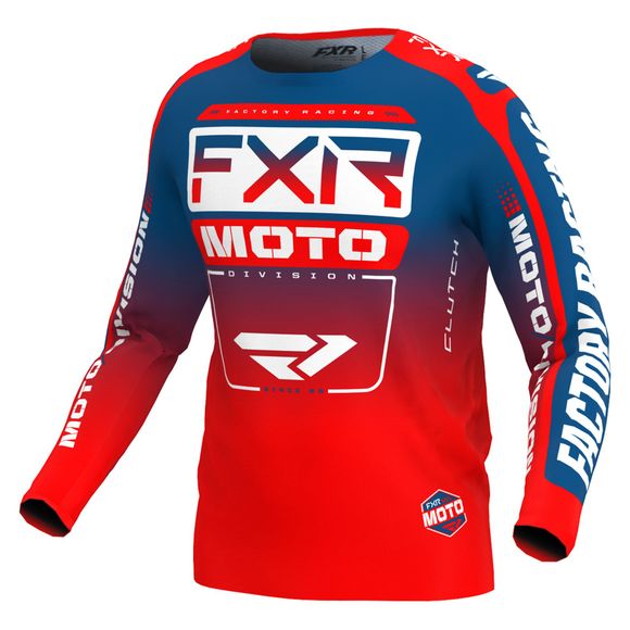FXR CLUTCH 24 2024 cross jersey - Black / RedRef: FXR0431