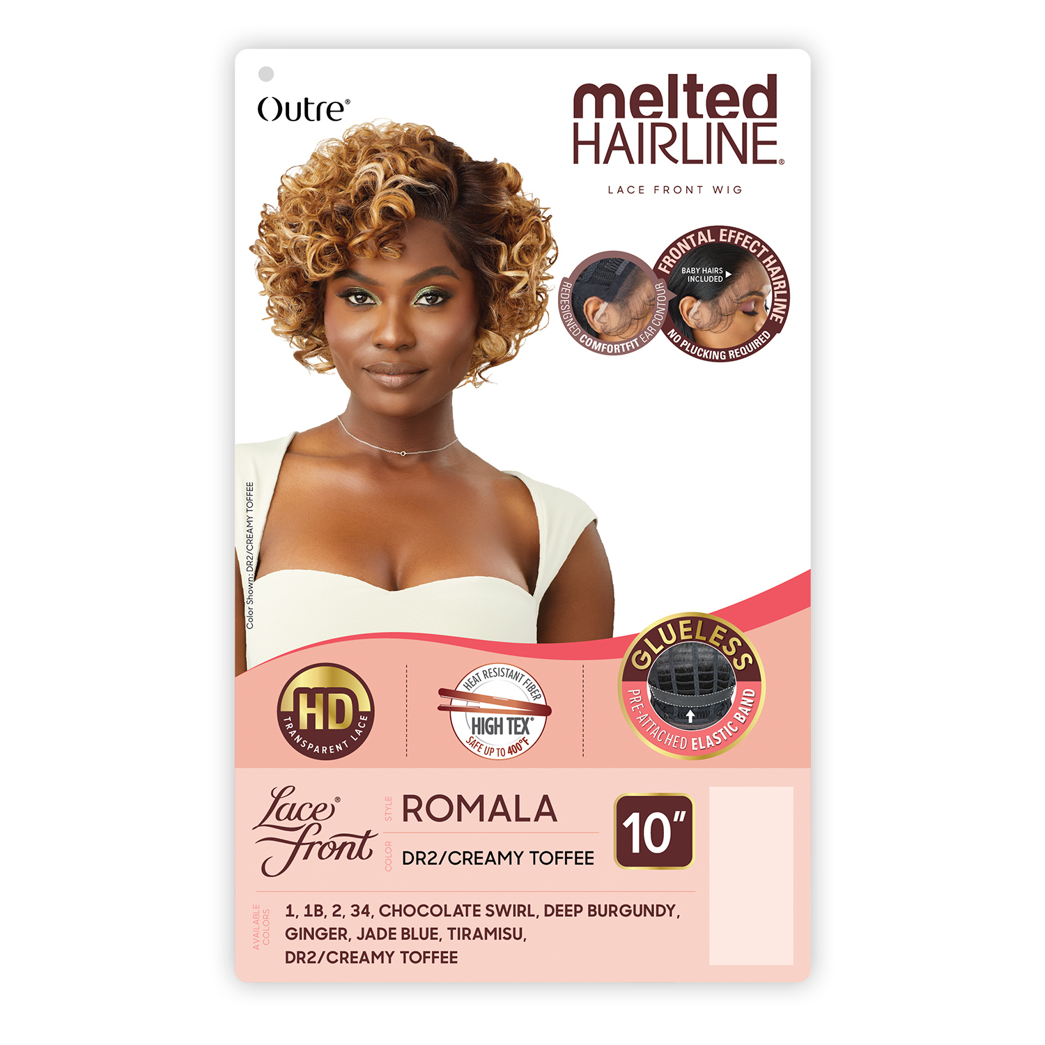 Outre HD Lace Front Wig Melted Hairline Glueless Romala