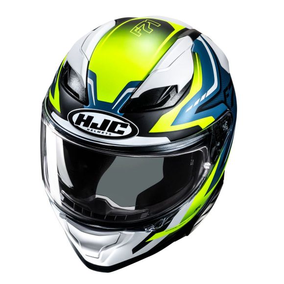 HJC F71 full face helmet - FEZ - Blue / YellowRef: HJ1314