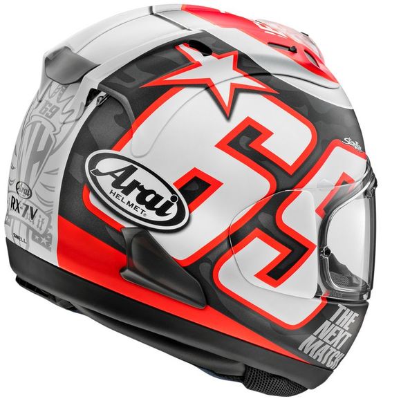 Full helmet Arai RX -7V Evo - Nicky Reset - Black / RedRef: AI0523