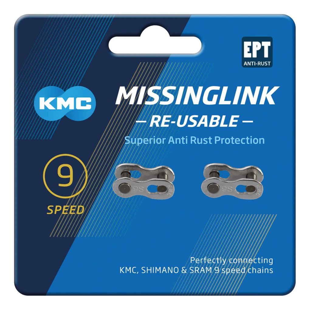 KMC MissingLink 9R EPT Chain Connector - 9-speed - 2 pcs.