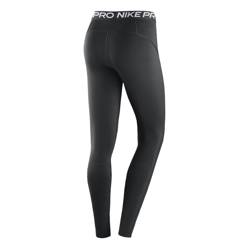 Nike Pro Mid-Rise Tights Women - black/white CZ9779-010