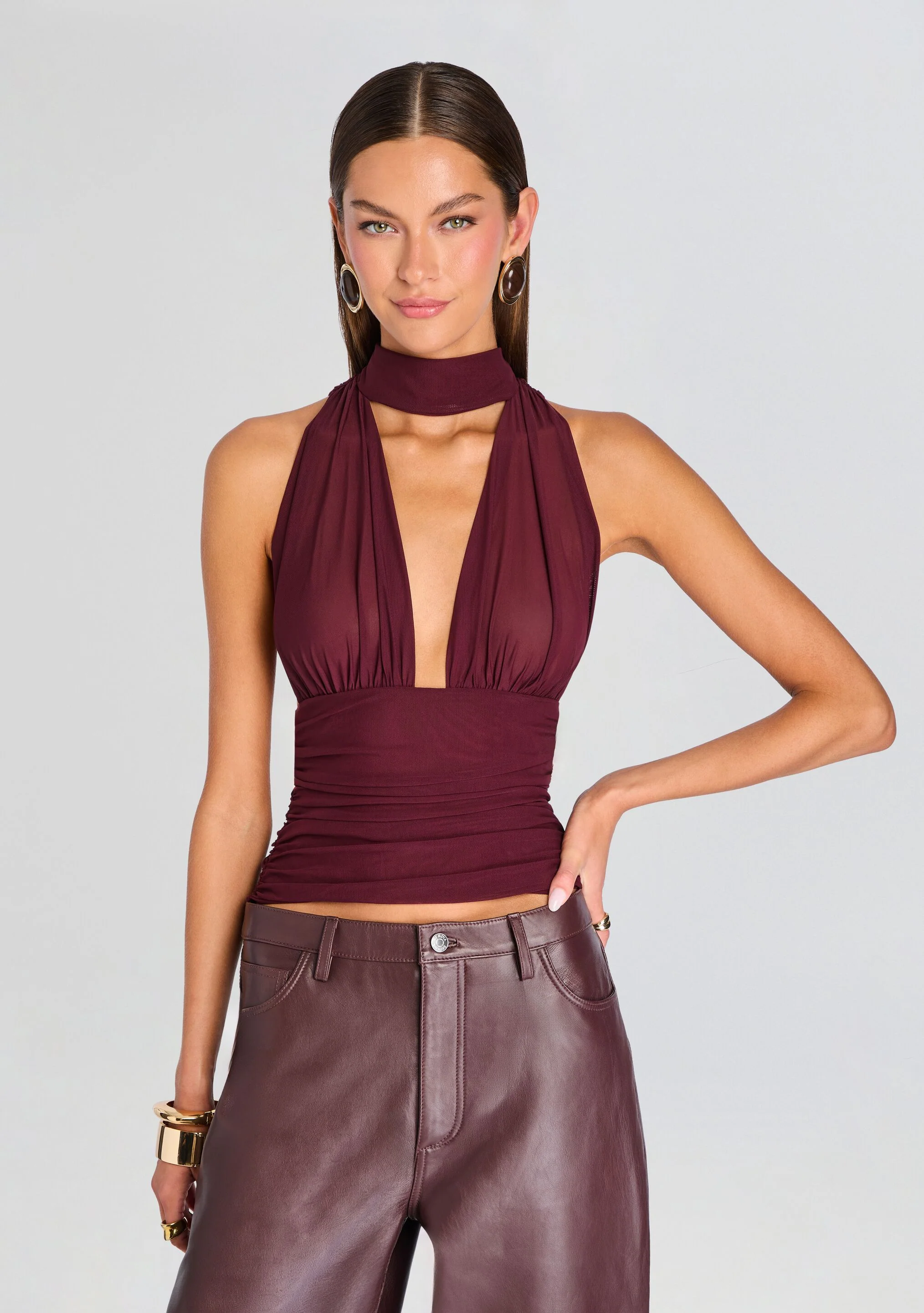 Lori Mesh Top