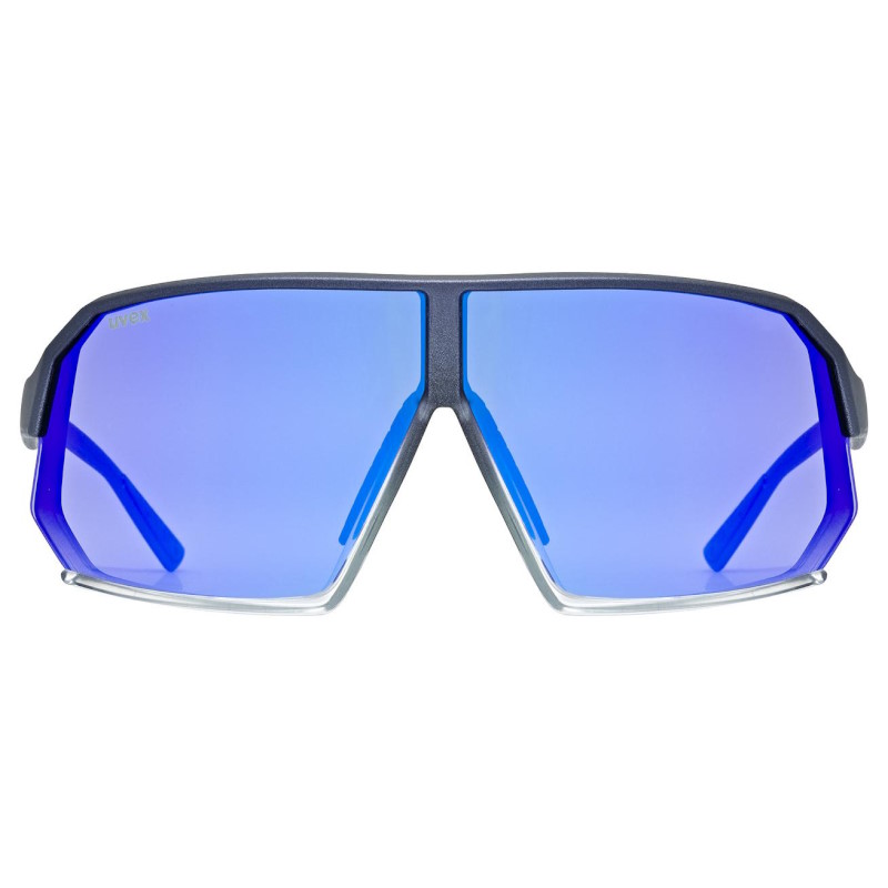 Uvex sportstyle 237 Glasses - metallic blue-clear/mirror blue