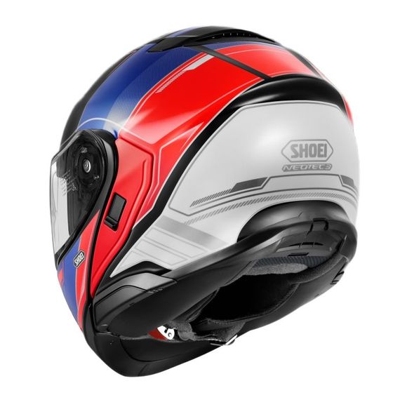 Casque modulable Shoei NEOTEC 3 - SHARPEN - Blanc / BleuRef : SI0646