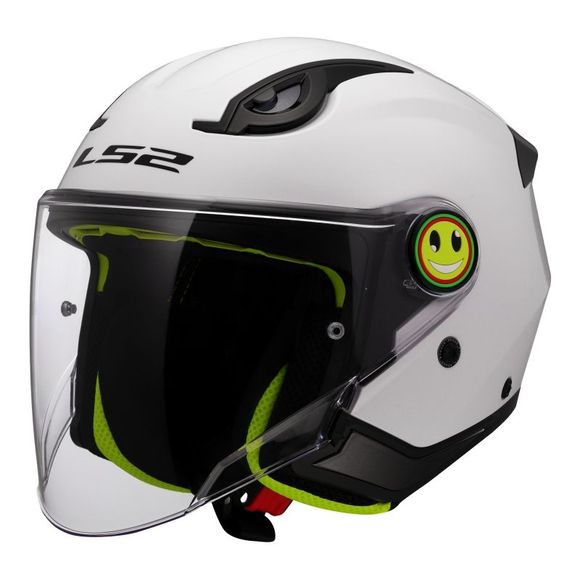 Casque jet LS2 OF622 FUNNY II - SOLID - BlancRef : LS1043