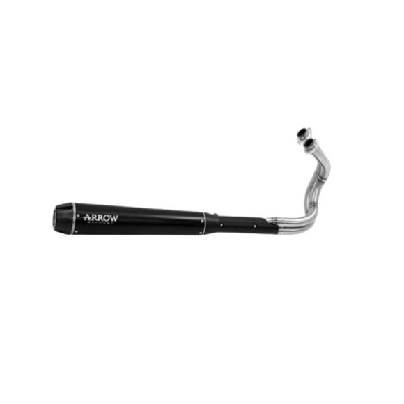 Ligne Complète Arrow Rebel Dark Embout alu - Collecteur Acier - Gris / NoirRef : AW0893 / 74510RBAW
