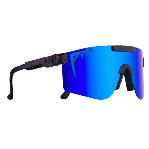 Pit Viper Sunglasses THE ORIGINALS DOUBLE WIDES - The Absolute Liberty Polarized - MulticolorRef: pit0044 / pv-sgs-0055