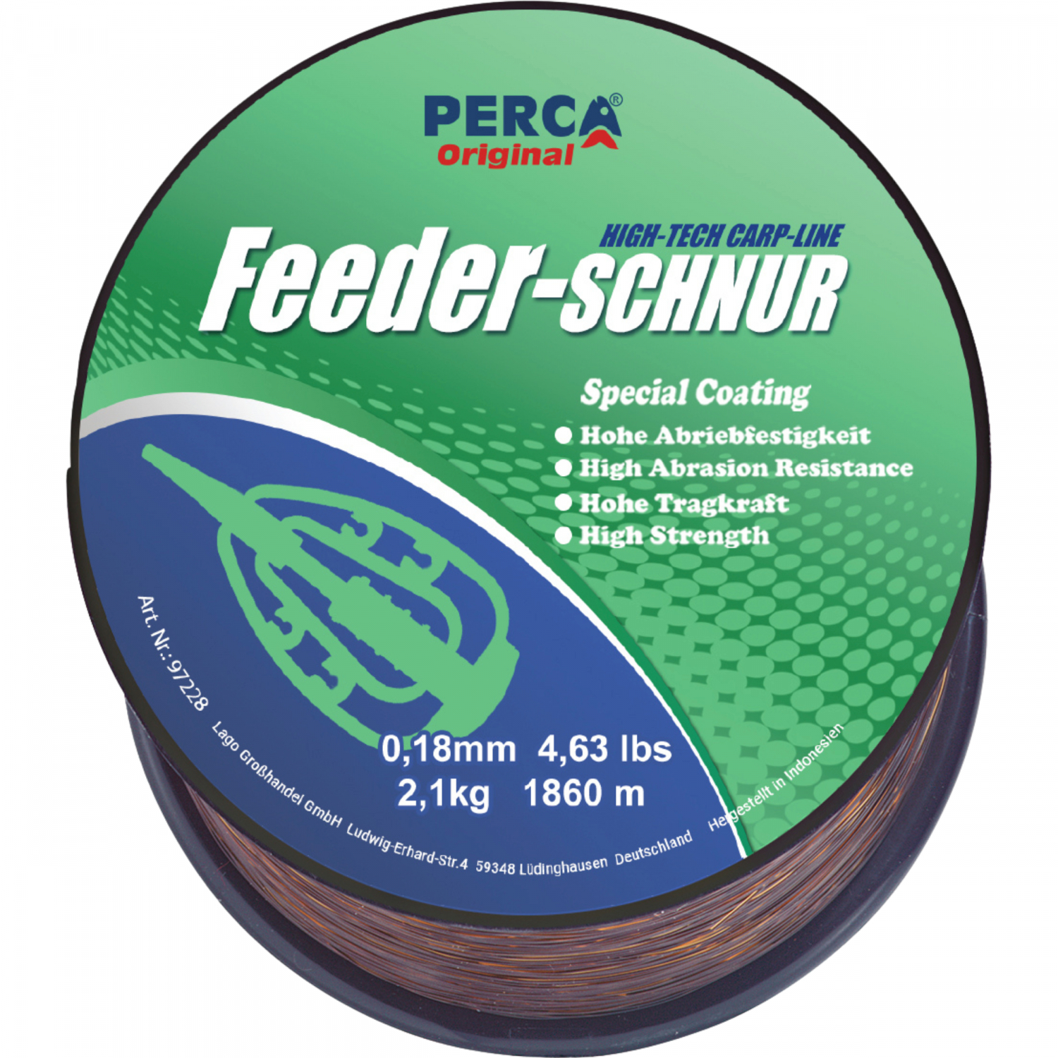 Perca Original Fishing Line Feeder (brown)