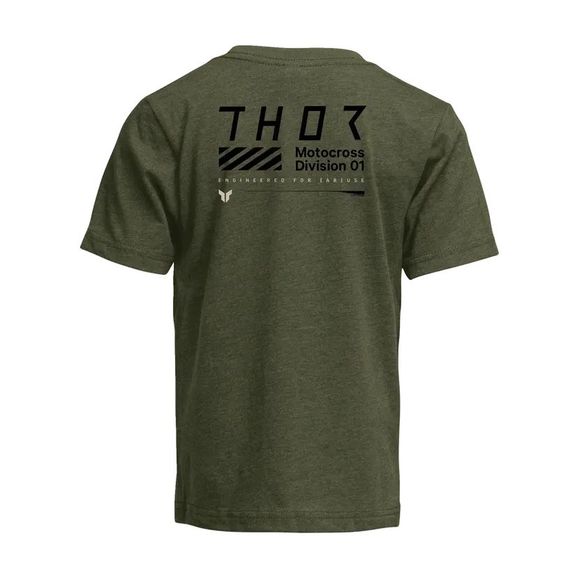 T -shirt short sleeves Thor Stamp - Child - Brown / GreenRef: TO3431