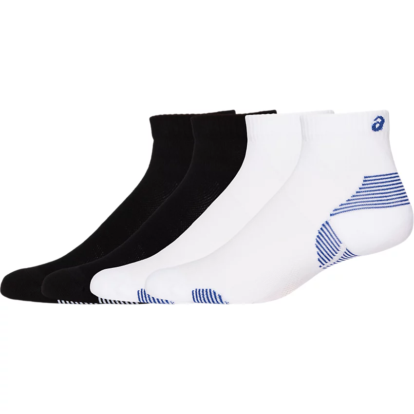 2PPK CUSHION RUN QUARTER SOCK