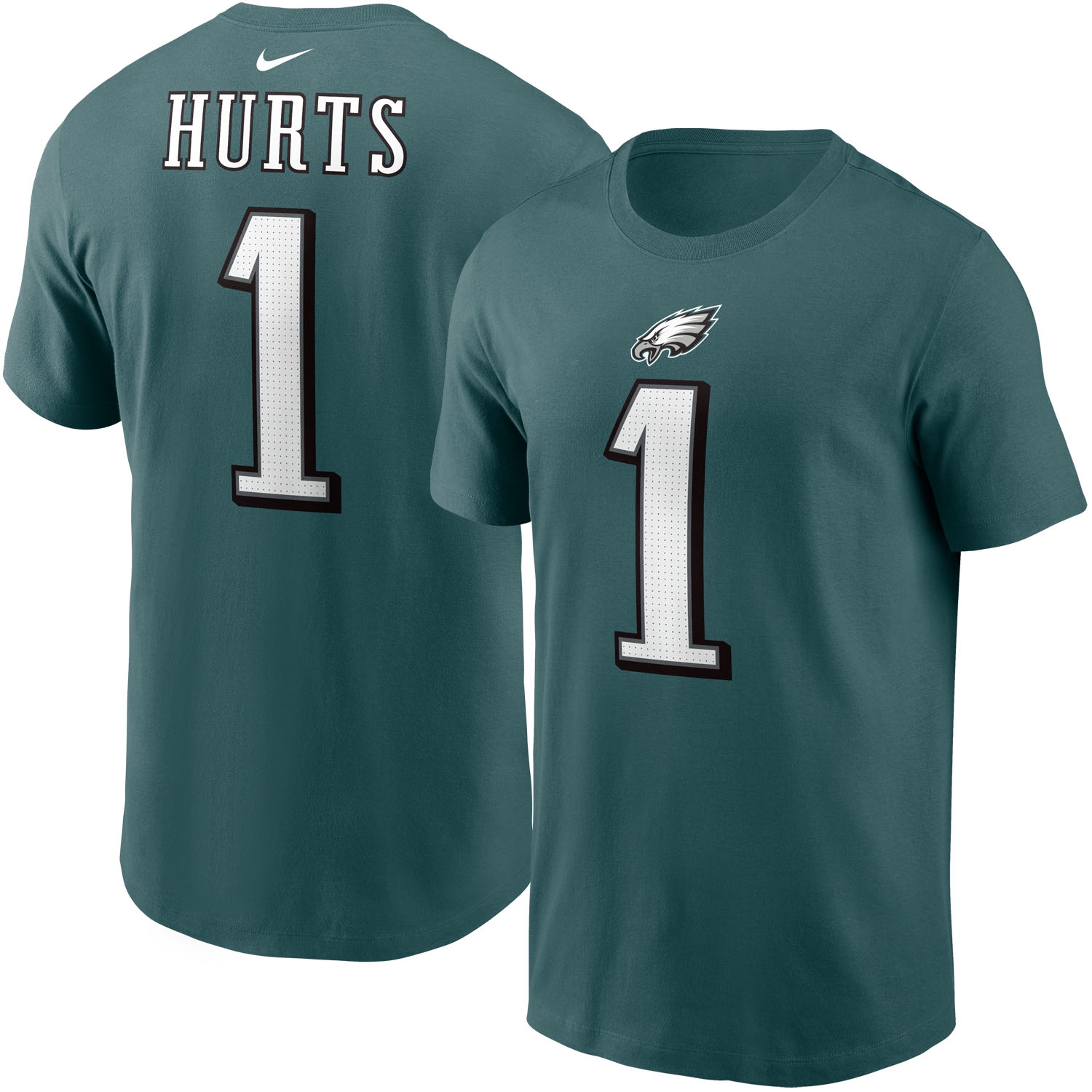 Jalen Hurts #1 Philadelphia Eagles Nike Player NFL T-Shirt Green