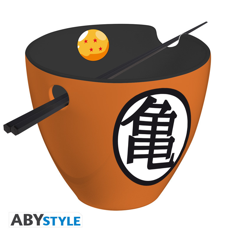 DRAGON BALL Z Ramen Bowl with chopsticks Goku symbols