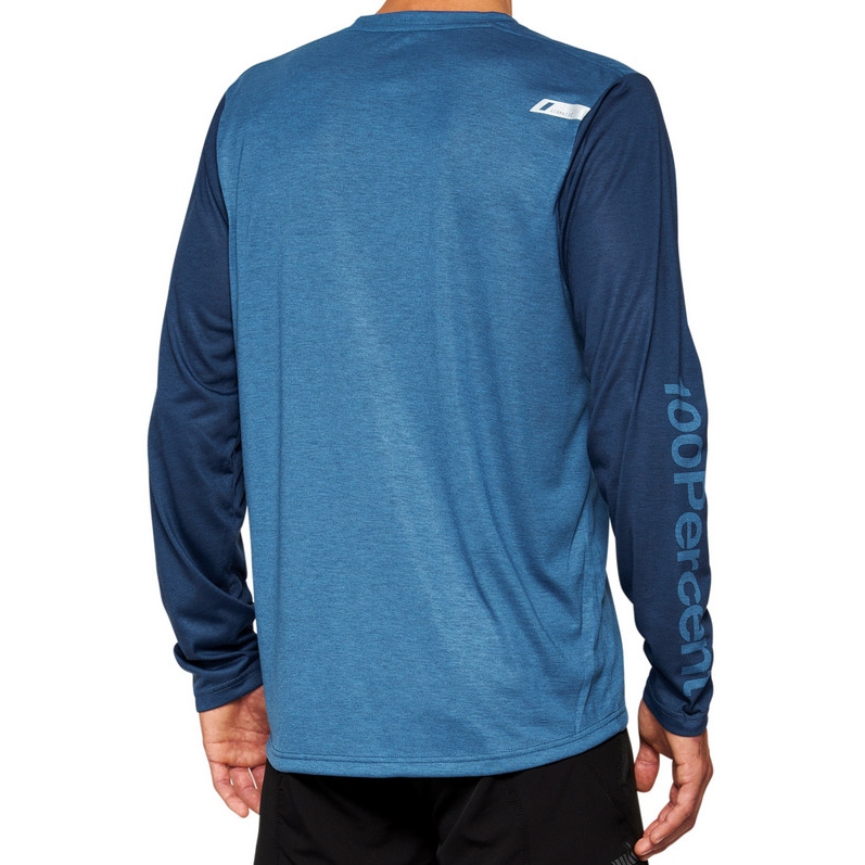 100% Airmatic Long Sleeve Jersey Men - slate blue