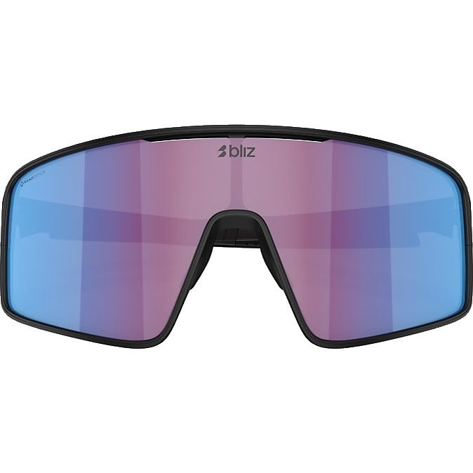 Bliz P001 L Glasses - Matt Black - Nordic Light Begonia/Blue Multi